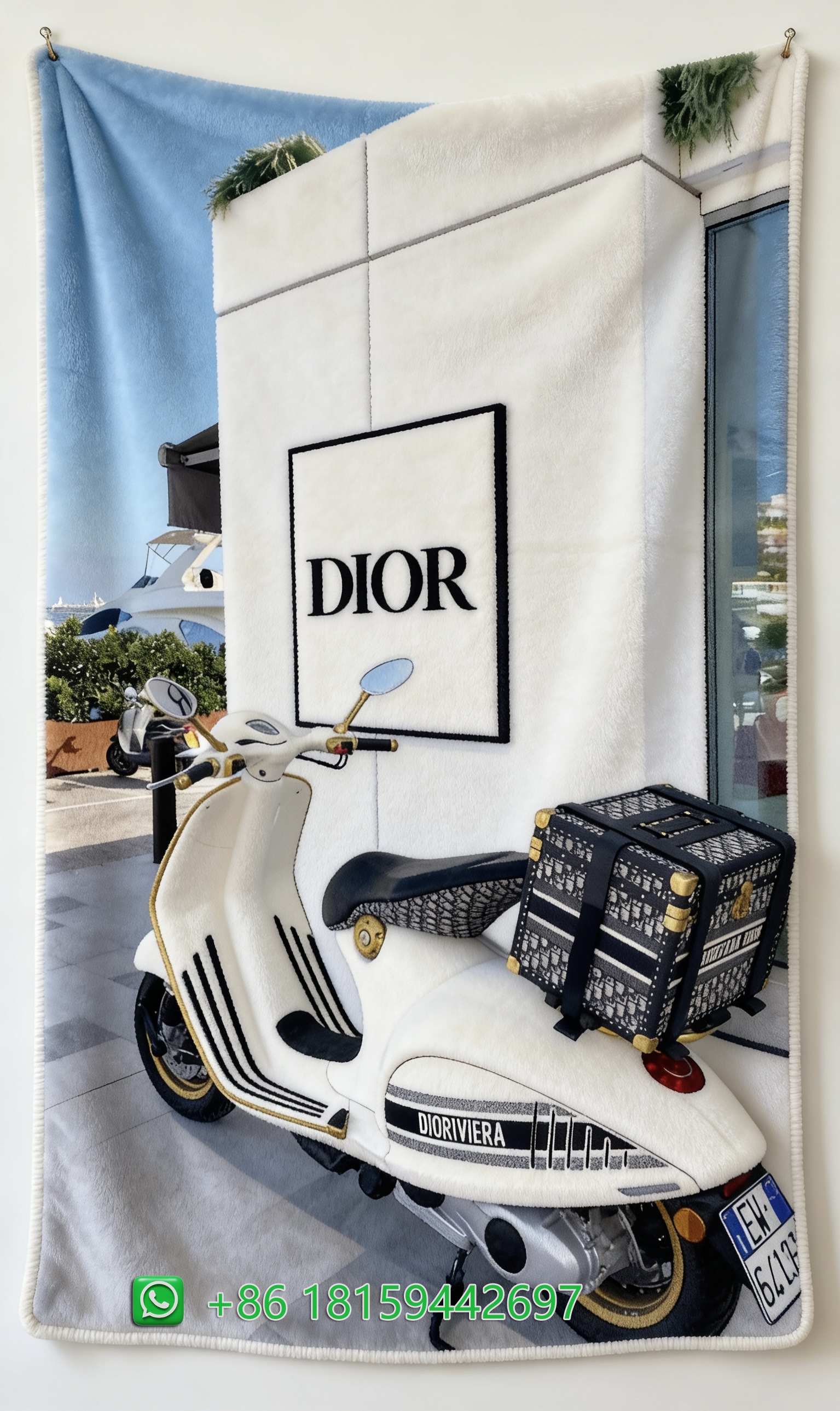 Dior Throw Blankets
